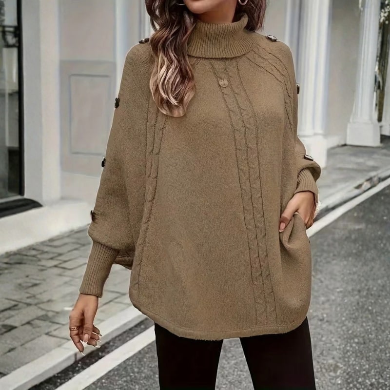 Benilda Women’s Sweater – High-Neck Jumper