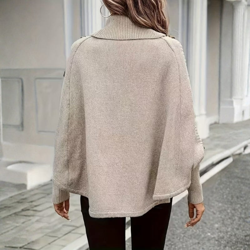 Benilda Women’s Sweater – High-Neck Jumper