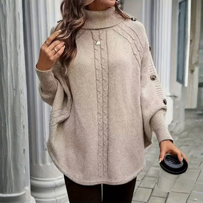 Benilda Women’s Sweater – High-Neck Jumper